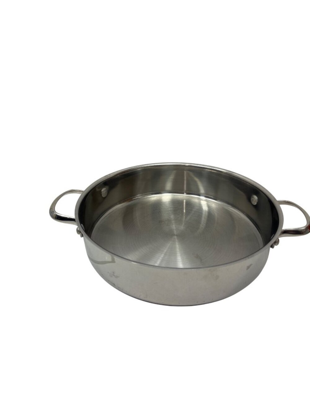 Wolfgang Puck Bistro Collection 18/10 Stainless Steel Casserole Pan 12" Diameter